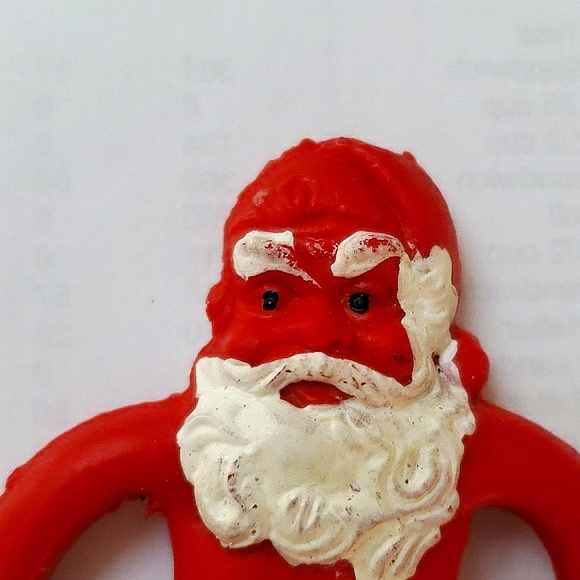 Vintage bendable Santa Figure - Picture 2 of 4